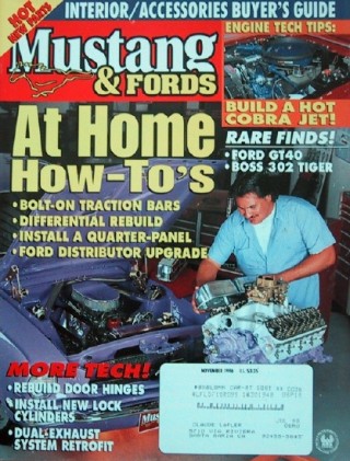 MUSTANG & FORDS 1996 NOV - GT40s, SUNBEAM TIGER
